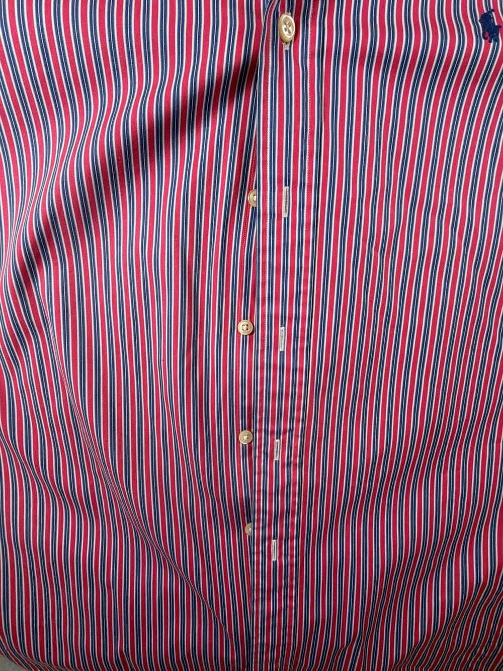 Ralph Lauren Custom Fit Striped Button Down Shirt Size 17 XL - Picture 7 of 9